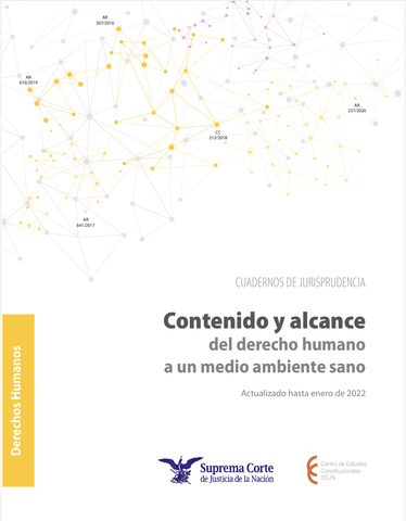 Cuadernos Jurisprudencia núm. 3 Contenido y alcance del DD HH ambiente sano. Act. enero 2022