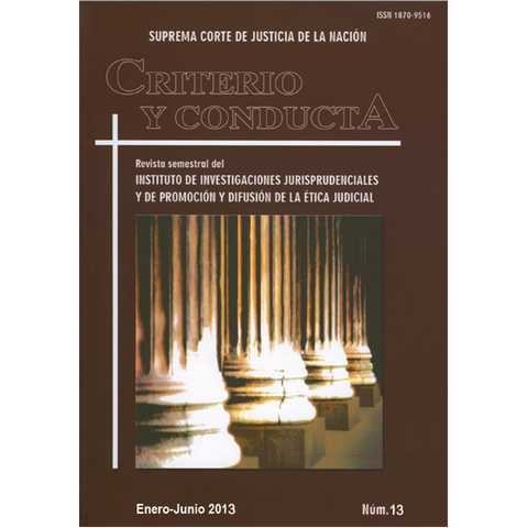 Libro Revista criterio y conducta núm. 13 ene a jun 2013