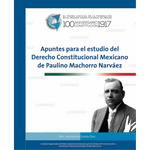 Libro. Apuntes para el estudio del Derecho Constitucional mexicano.