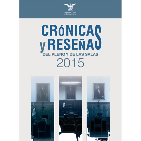 Libro. Crónicas y reseñas del Pleno y de las Salas 2015.
