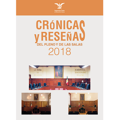 Libro Crónicas y reseñas del Pleno y de las Salas 2018.