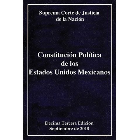 Libro Constitución Política de los E.U.M. edición Bolsillo (13a. Ed.)