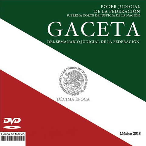 Dvd Gaceta SJF 10a. L 56, Jul 2018