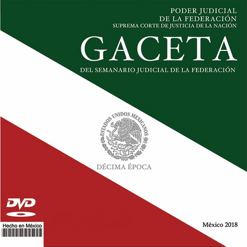 Dvd Gaceta SJF 10a. L 61, Dic 2018