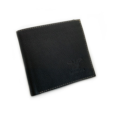 Cartera grande para caballero negro